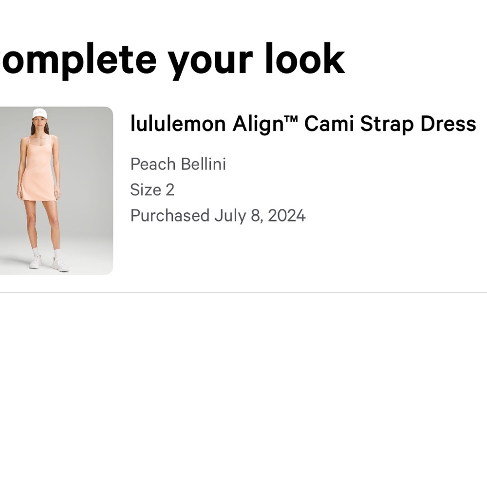 Lululemon align dress